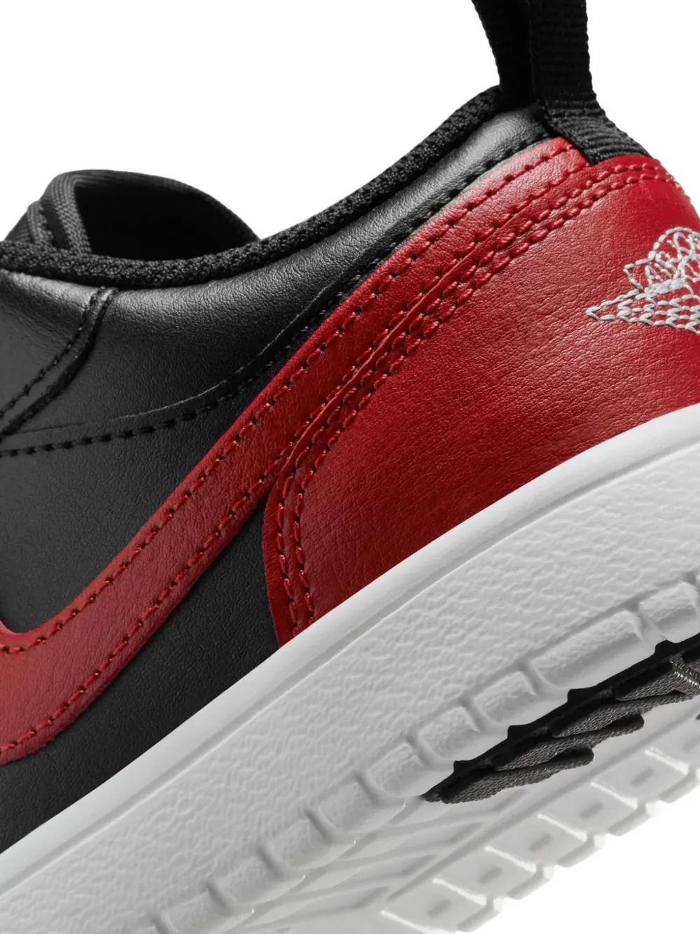 Jordan Kids Air Jordan Retro 1 Alt PS White/Red/Black sneakers - Zwart