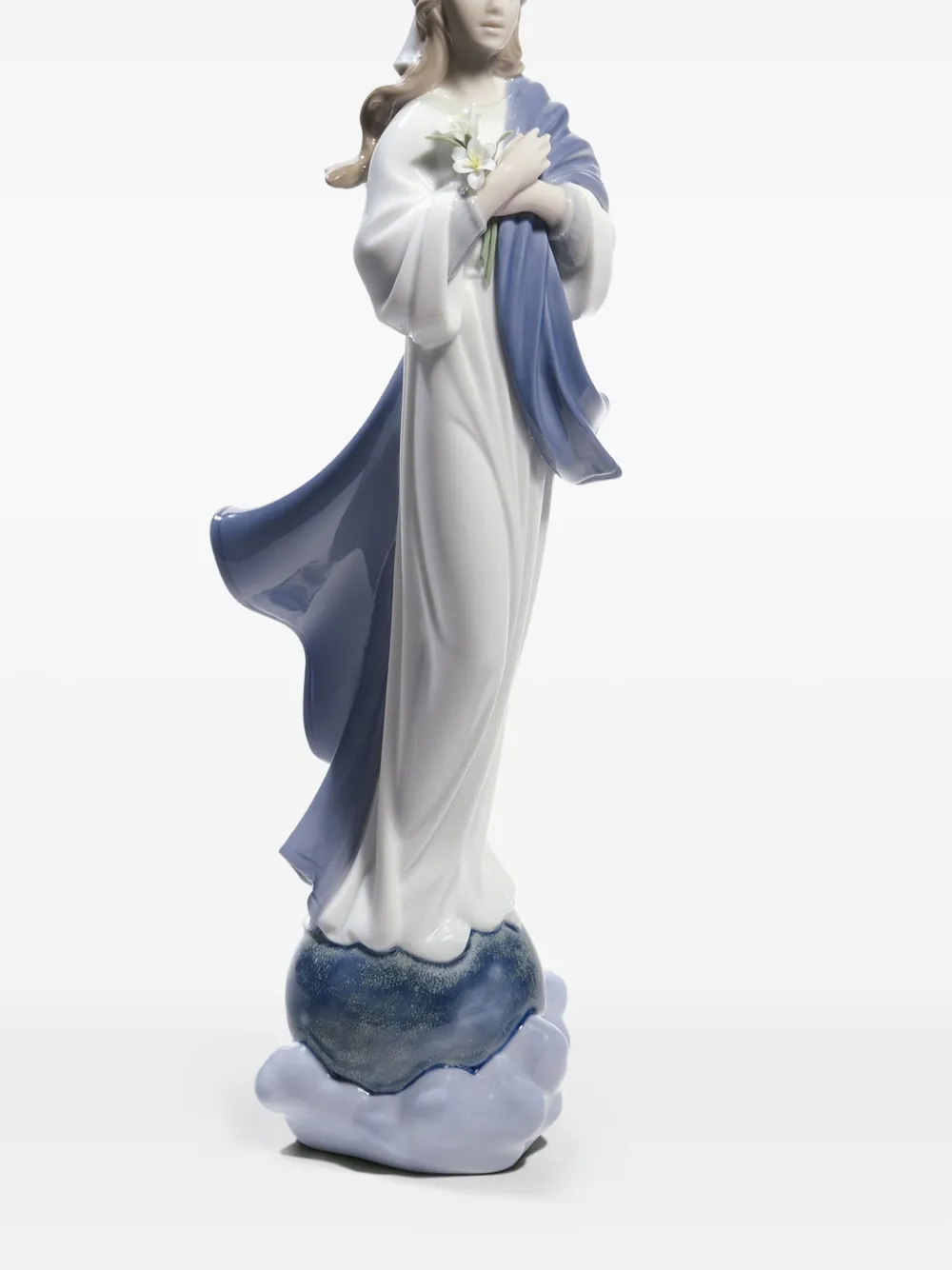 Lladrò Virgin Mary Figurine (13 X 6cm) In Multi