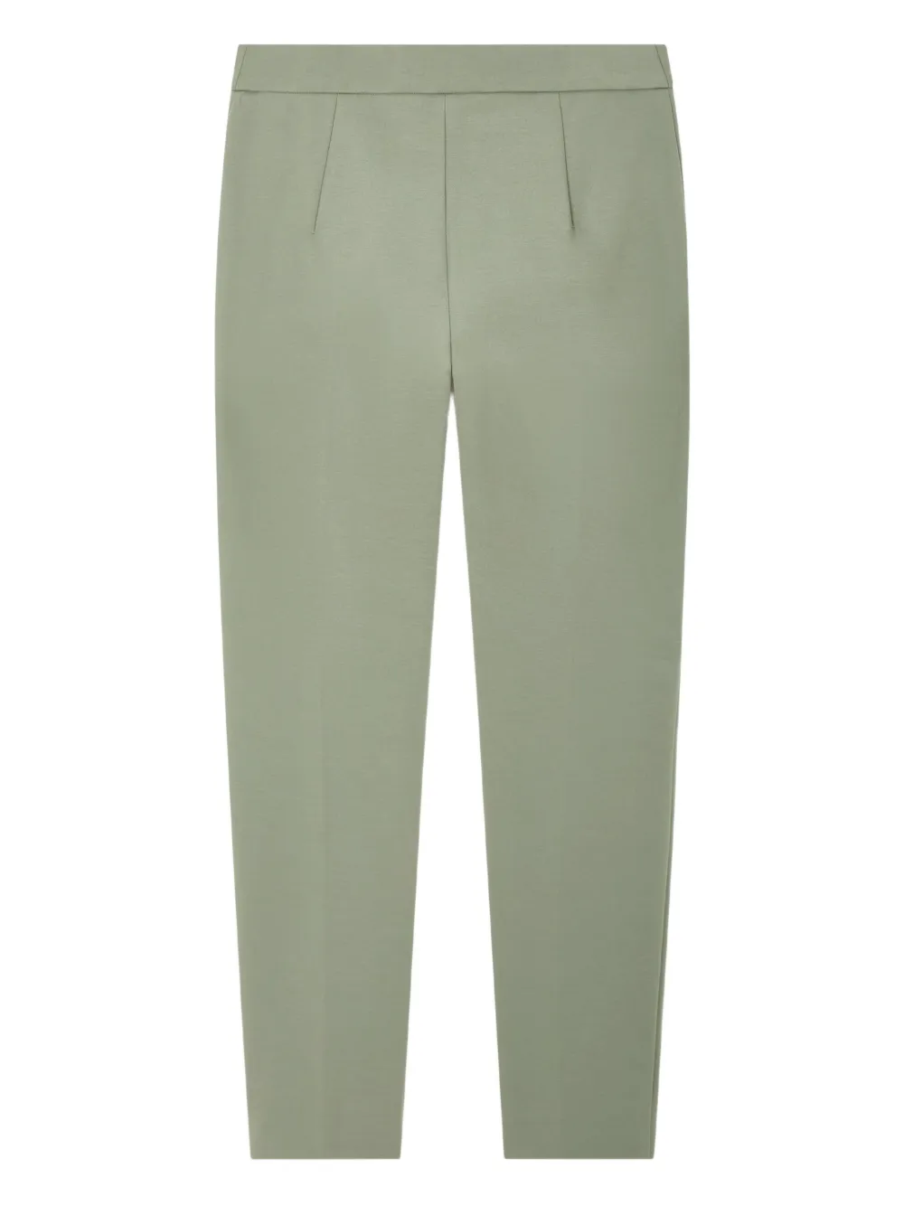Max Mara Broek met geplooid detail - Groen