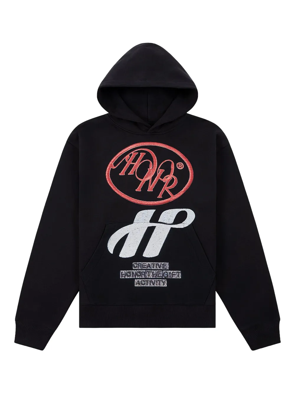 Honor The Gift Pop Art hoodie | Black | Image 1