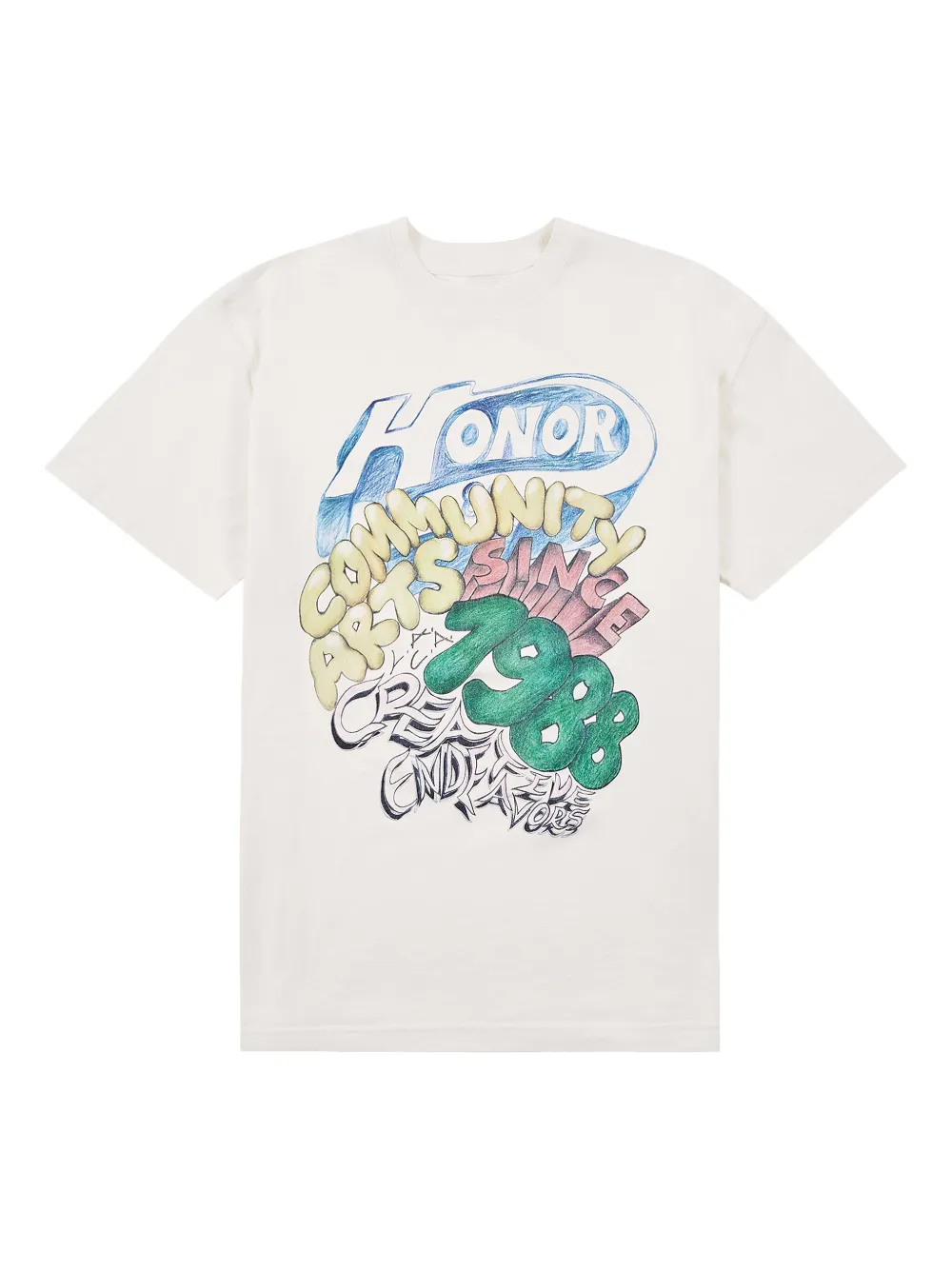 Honor The Gift Comm Arts Creative crew-neck T-shirt - ニュートラル Honor The Gift Comm Arts Creative crew-neck T-shirt - ニュートラル