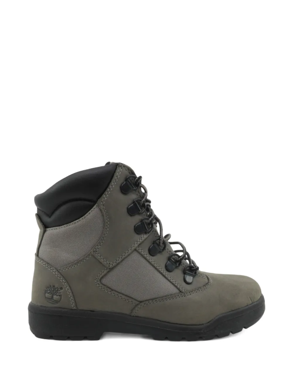 Timberland Kids lace-up field boots - Grigio