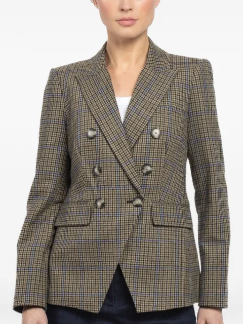 Veronica Beard Miller Dickey double-breasted check blazer