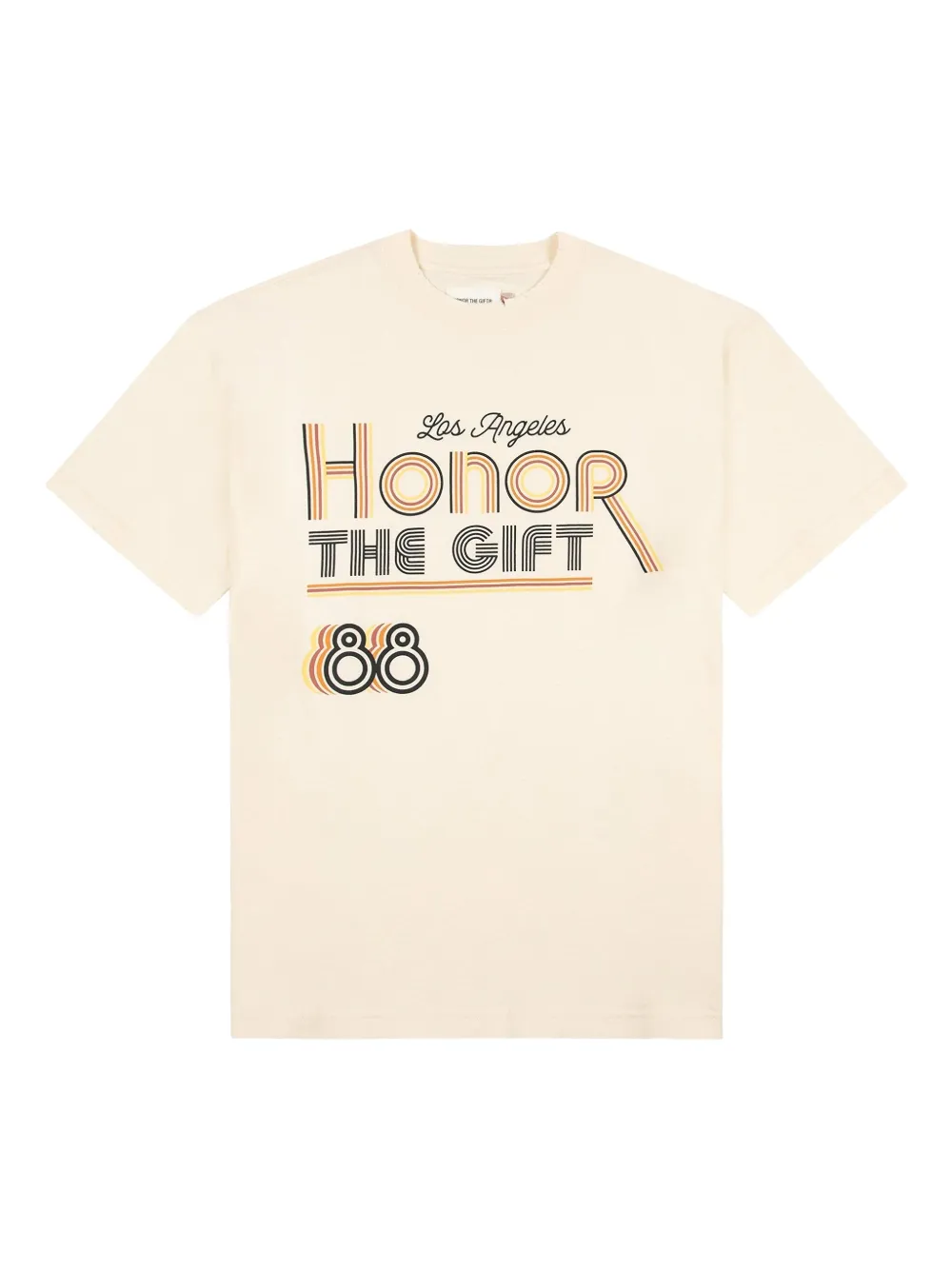 Honor The Gift Retro Honor T-shirt | Neutrals | Image 1