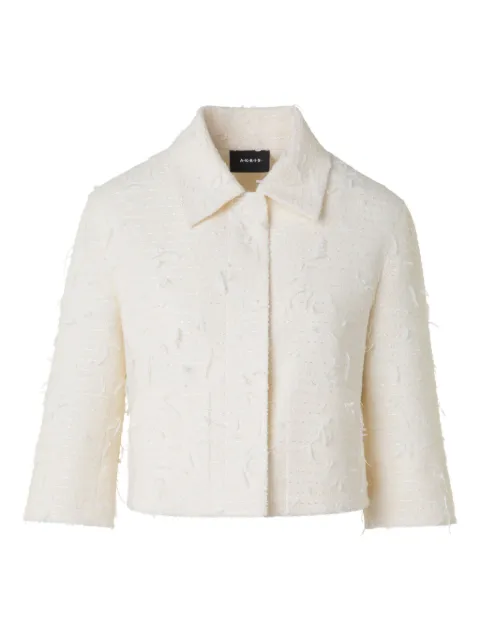 Akris frayed jacket