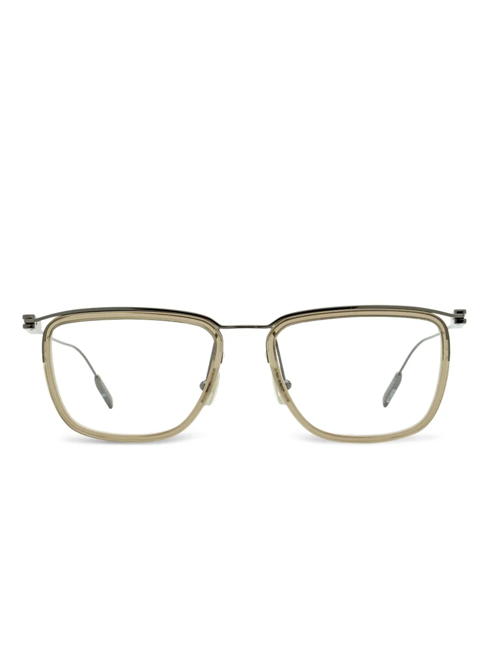 Zegna rectangular glasses - ニュートラル Zegna rectangular glasses - ニュートラル