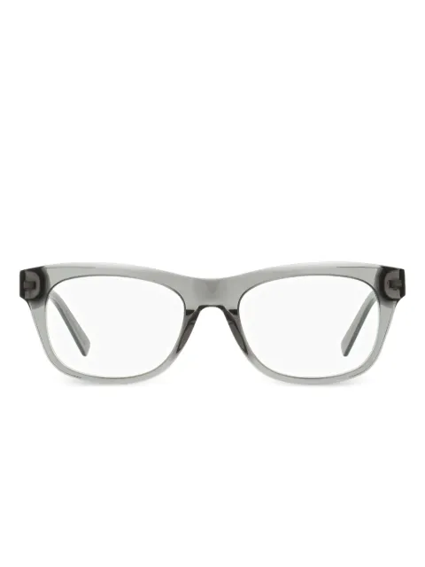 Zegna lentes con armazón rectangular