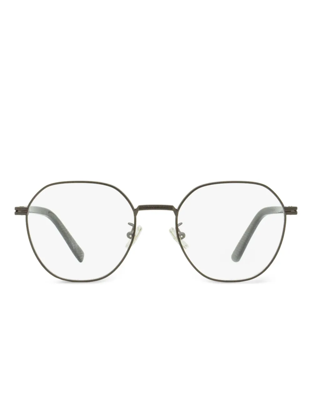 Zegna lunettes de vue à monture géométrique | gris | Image 1