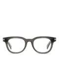 Zegna oval frame glasses - Grey