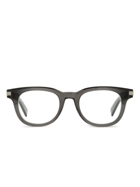 Zegna oval frame glasses