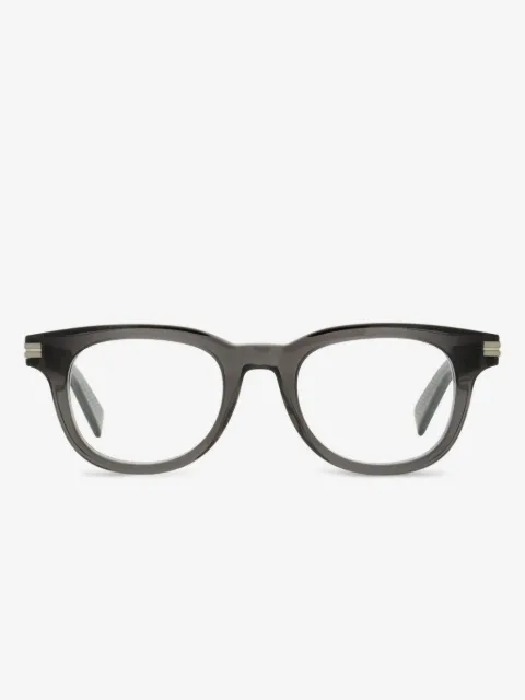Zegna oval frame glasses