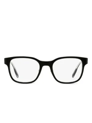 FENDI スクエア眼鏡フレーム | ブラック | FARFETCH JP