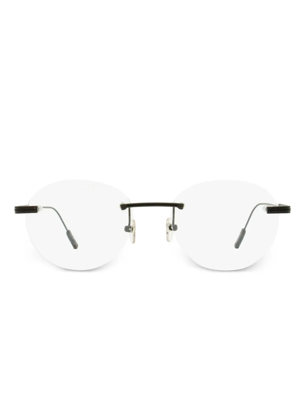 Zegna lunettes de vue à design sans monture | noir | Image 1
