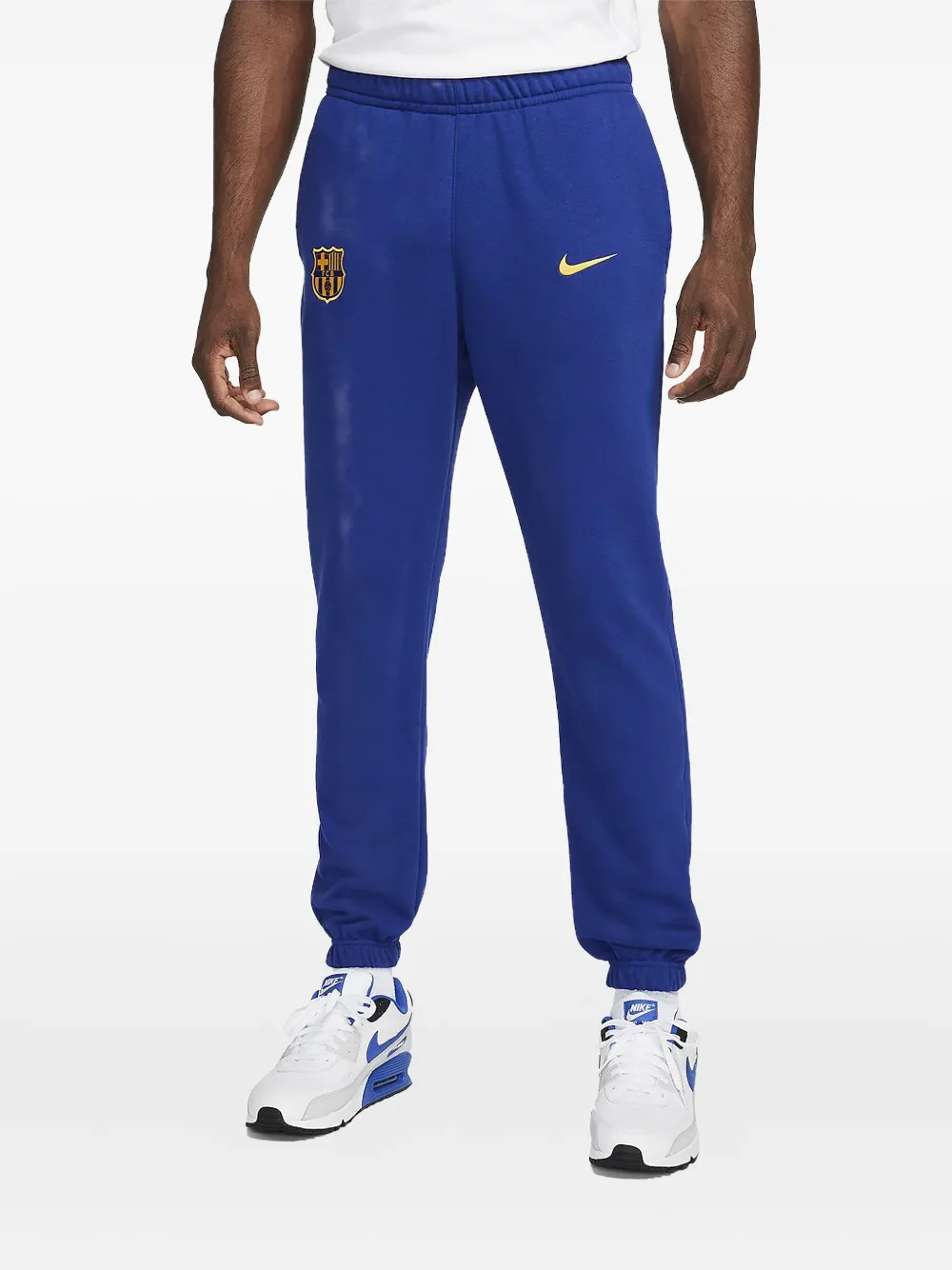 Nike x FC Barcelona Club Swoosh-embroidered track pants | Blue | Image 1