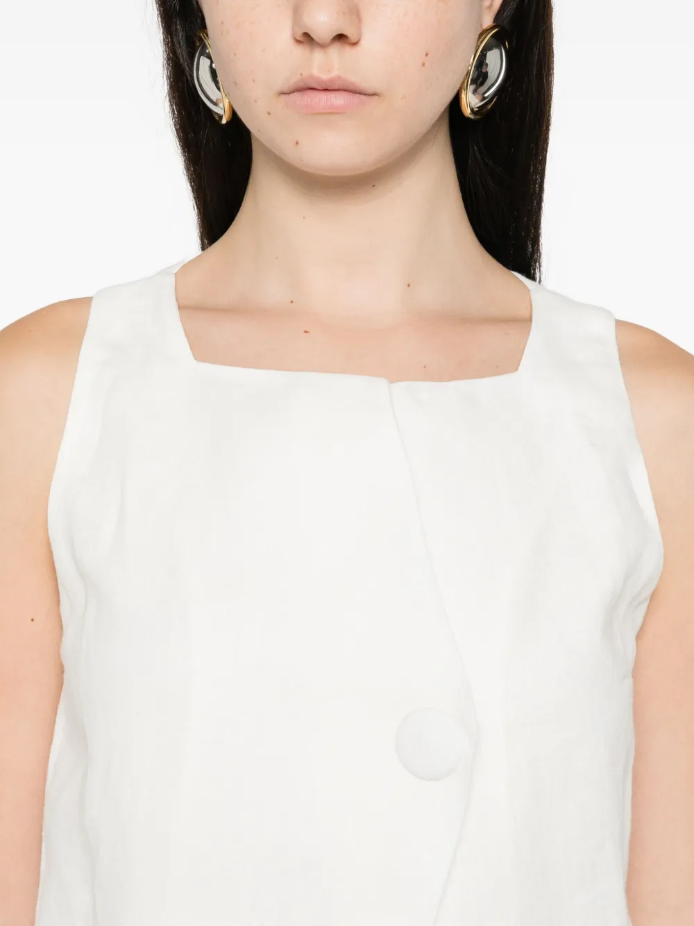 Occleus August Vest In White