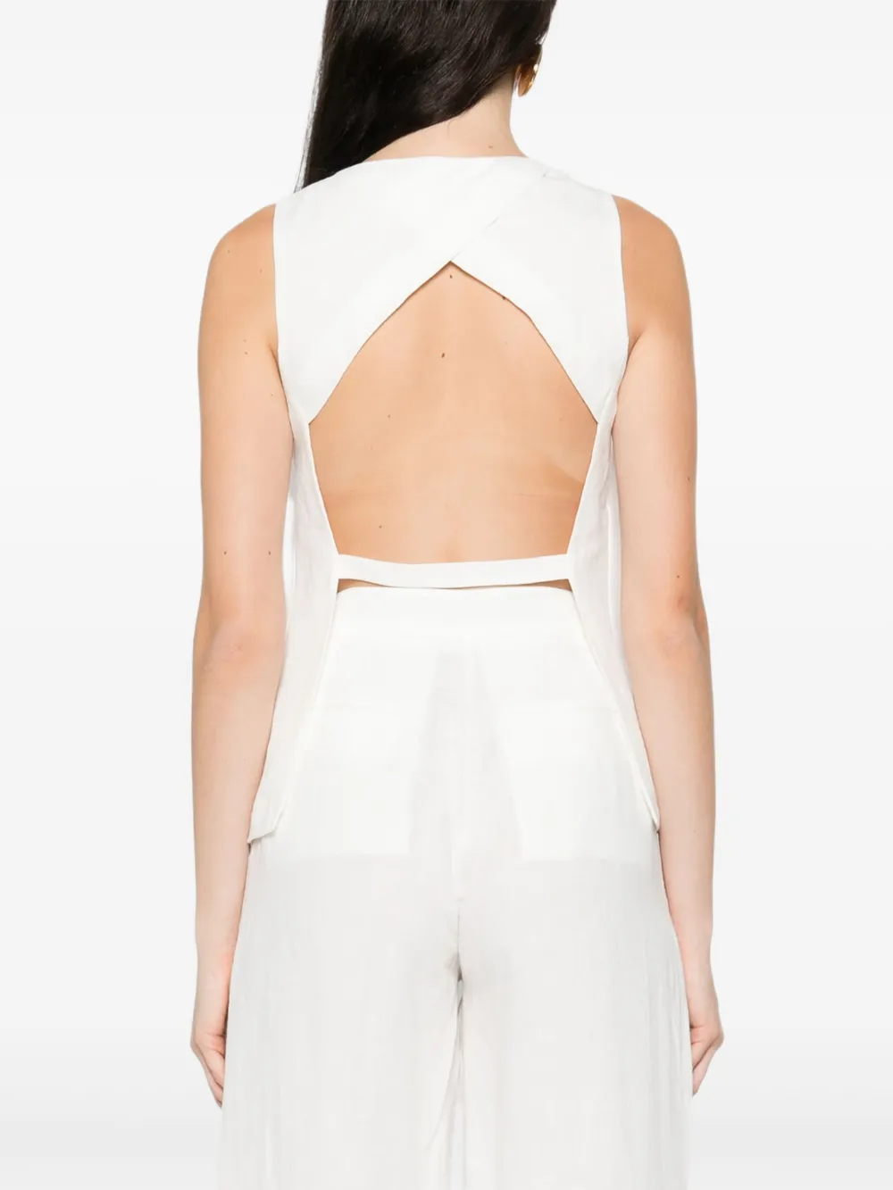 Occleus August Vest In White