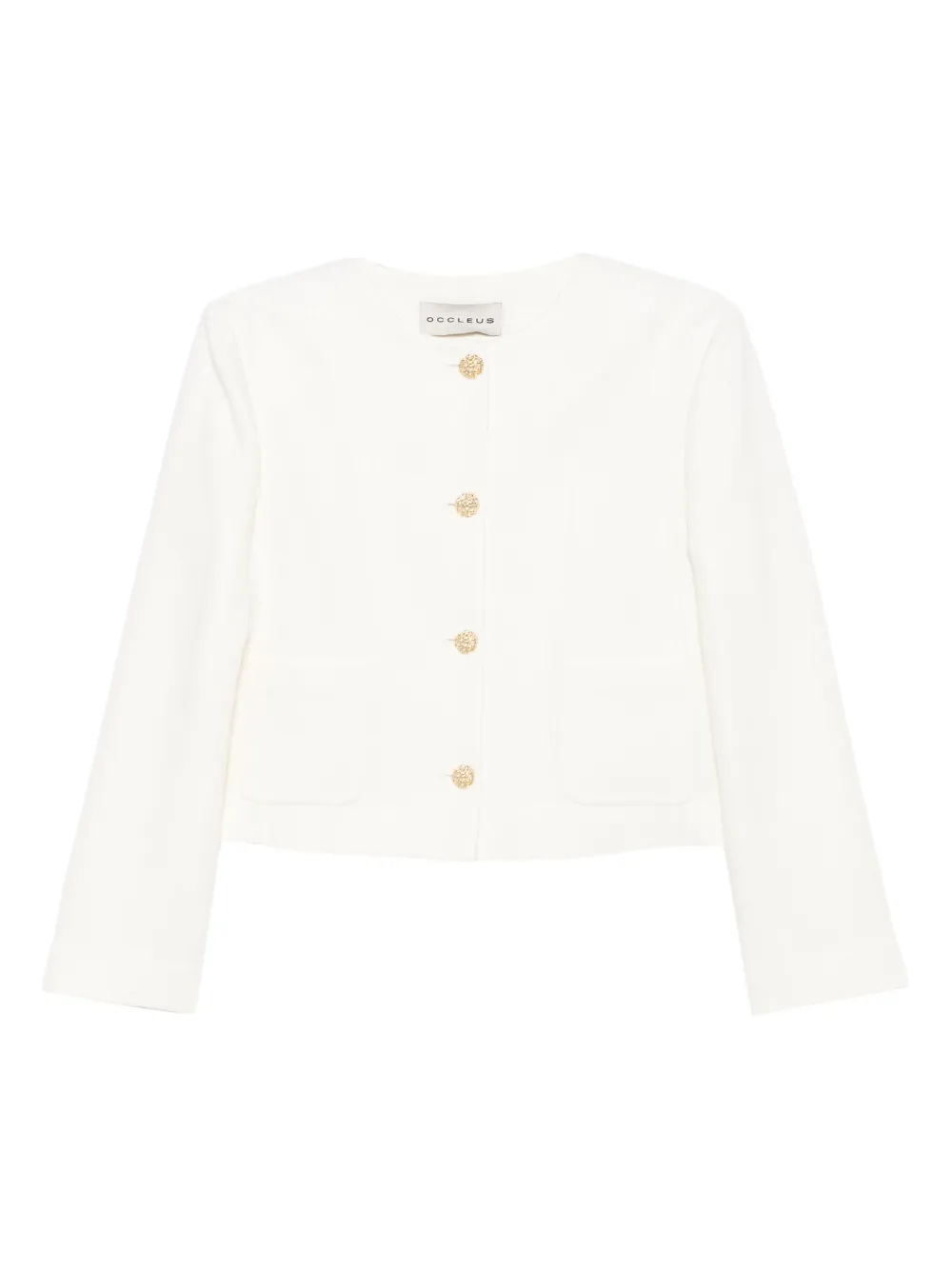 OCCLEUS Milan fitted jacket | Neutrals | Image 1