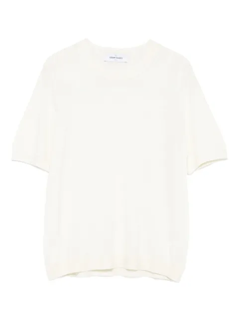 Gran Sasso short-sleeve knit top