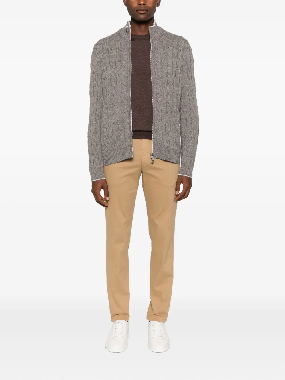 Gran Sasso crew-neck sweater - Bruin