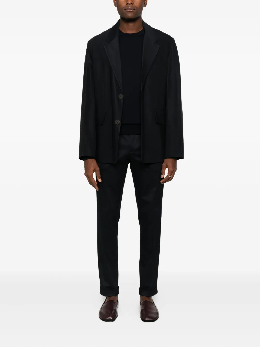 Gran Sasso Crew-neck Sweater In Black