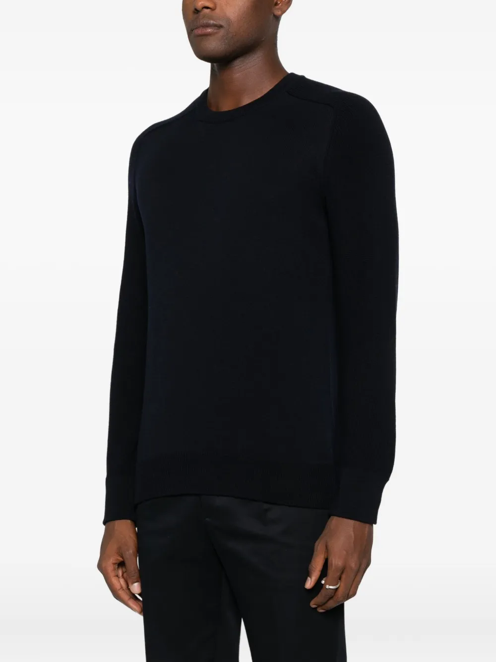 Gran Sasso Crew-neck Sweater In Black