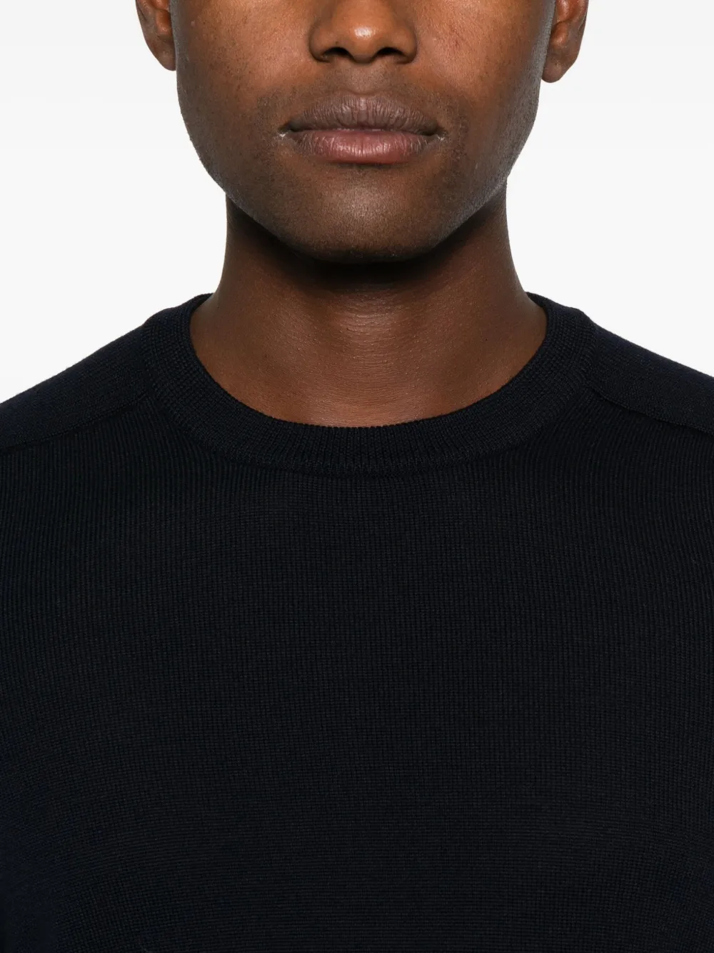 Gran Sasso Crew-neck Sweater In Black