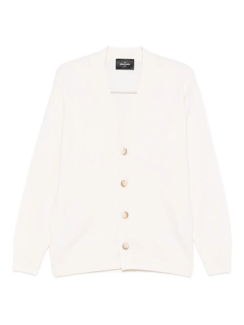 Gran Sasso V-neck Cardigan In White