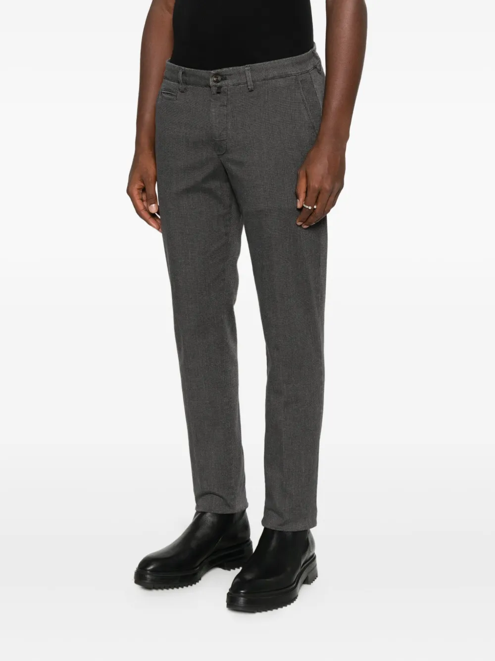 Briglia 1949 Broek met knoopsluiting Grijs