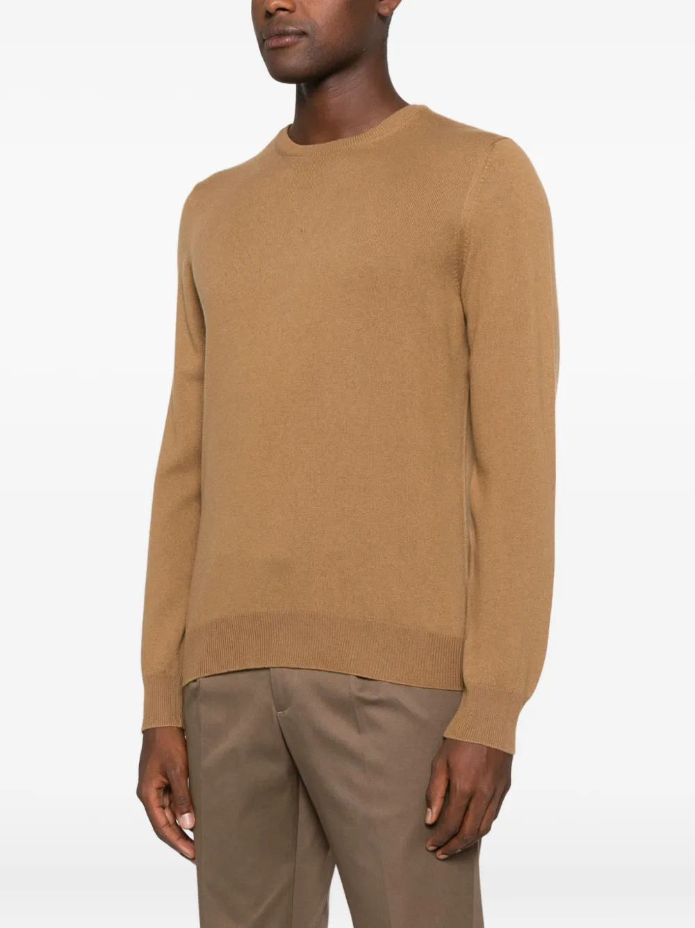 Gran Sasso Sweater met ronde hals Bruin