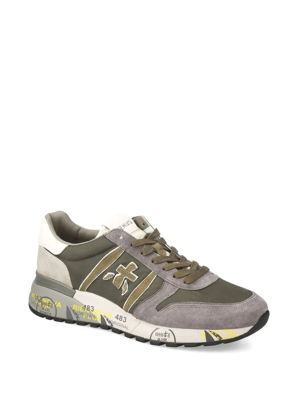 Premiata Lander 7706 panelled lace-up sneakers | Low-Tops | Image 2