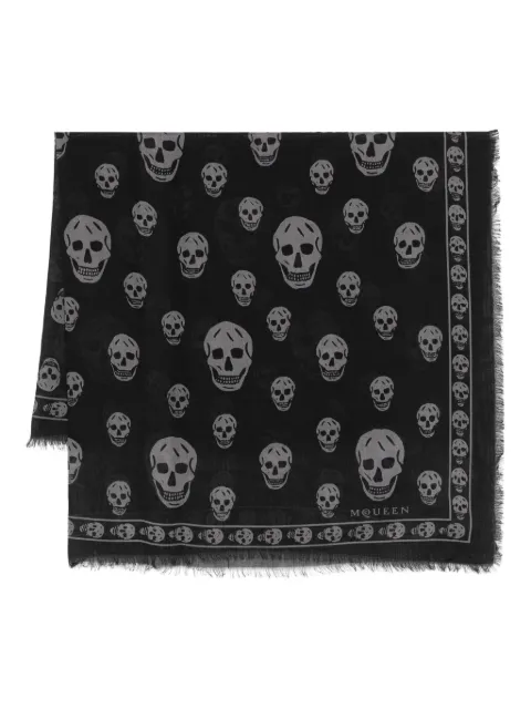 Alexander McQueen mascada con motivo Skull