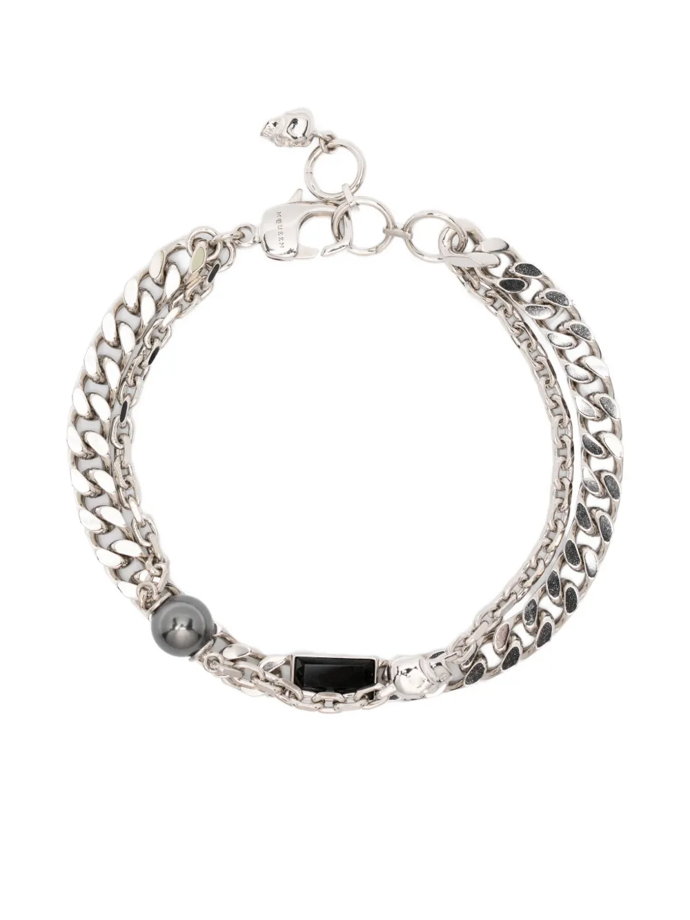 Alexander McQueen double-chain bracelet | Silver | Image 1