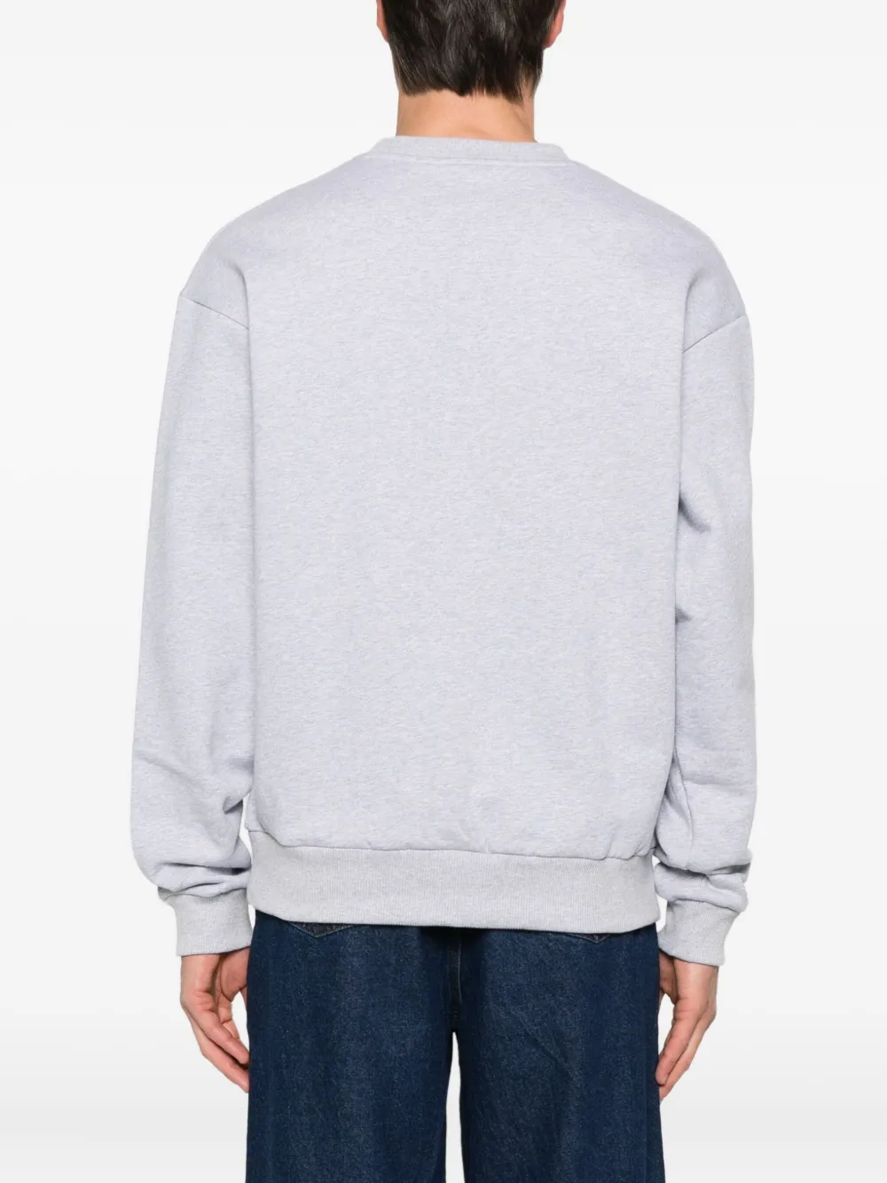 Walk In Paris Logo-embroidered Sweatshirt In White