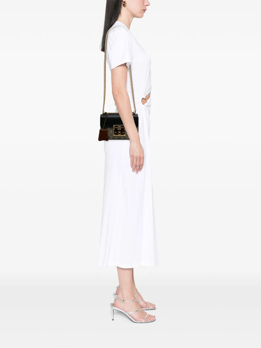 Gucci Pre-Owned 2016-2025 Small GG Supreme Padlock crossbody bag | Pre-Owned | Image 2