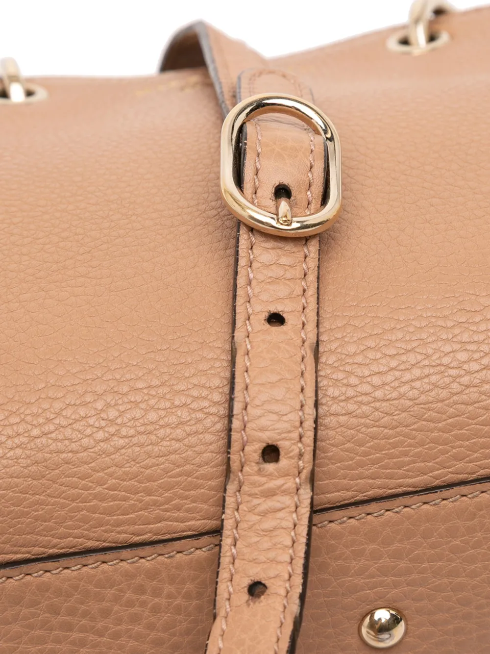Pre-owned Gucci 2016-2025 Mini Calfskin Bamboo Shopper Satchel In Brown