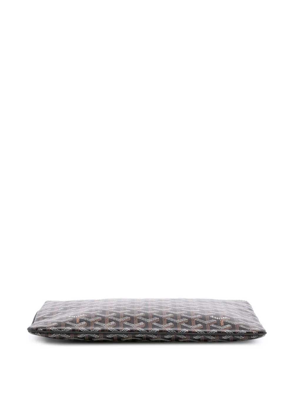 Pre-owned Goyard 2018 Ine Senat Mm Clutch Bag In Black