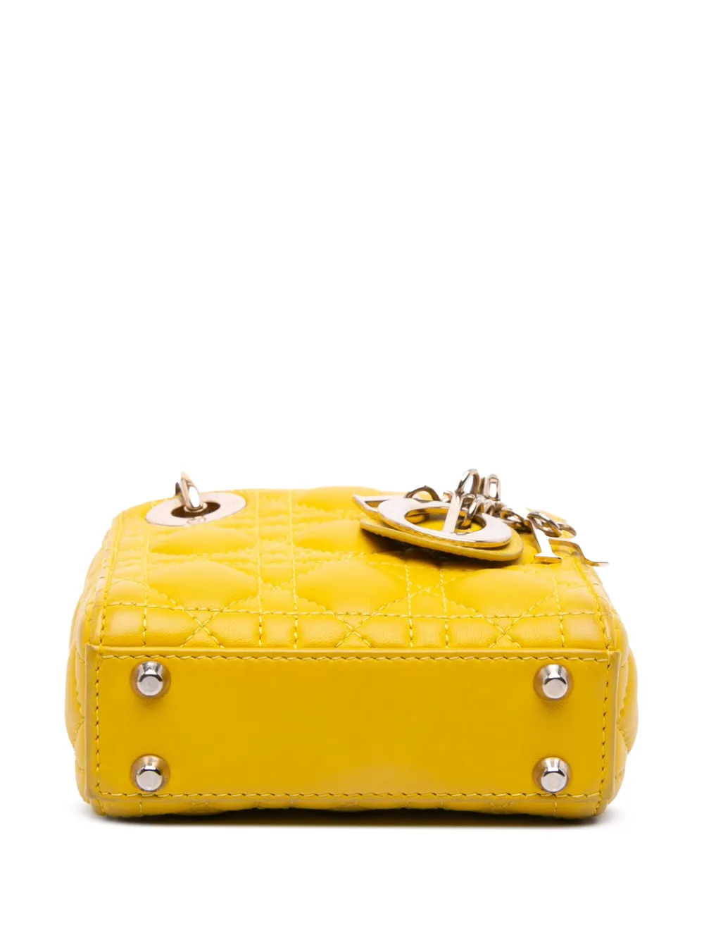 2021 Micro Lambskin Cannage Lady Dior Satchel