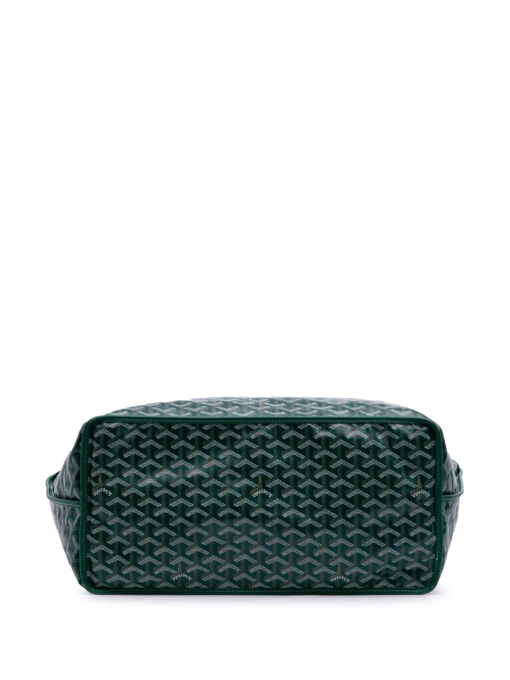 Pre-owned Goyard 2020 Ine Reversible Anjou Gm Tote Bag In Green