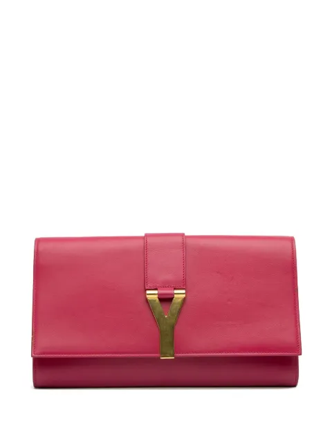 Saint Laurent Pre-Owned 2013-2025 Leather Chyc Ligne clutch bag