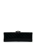 CHANEL Pre-Owned 2014 CC Quilted Lambskin Pearl clutch bag - Black