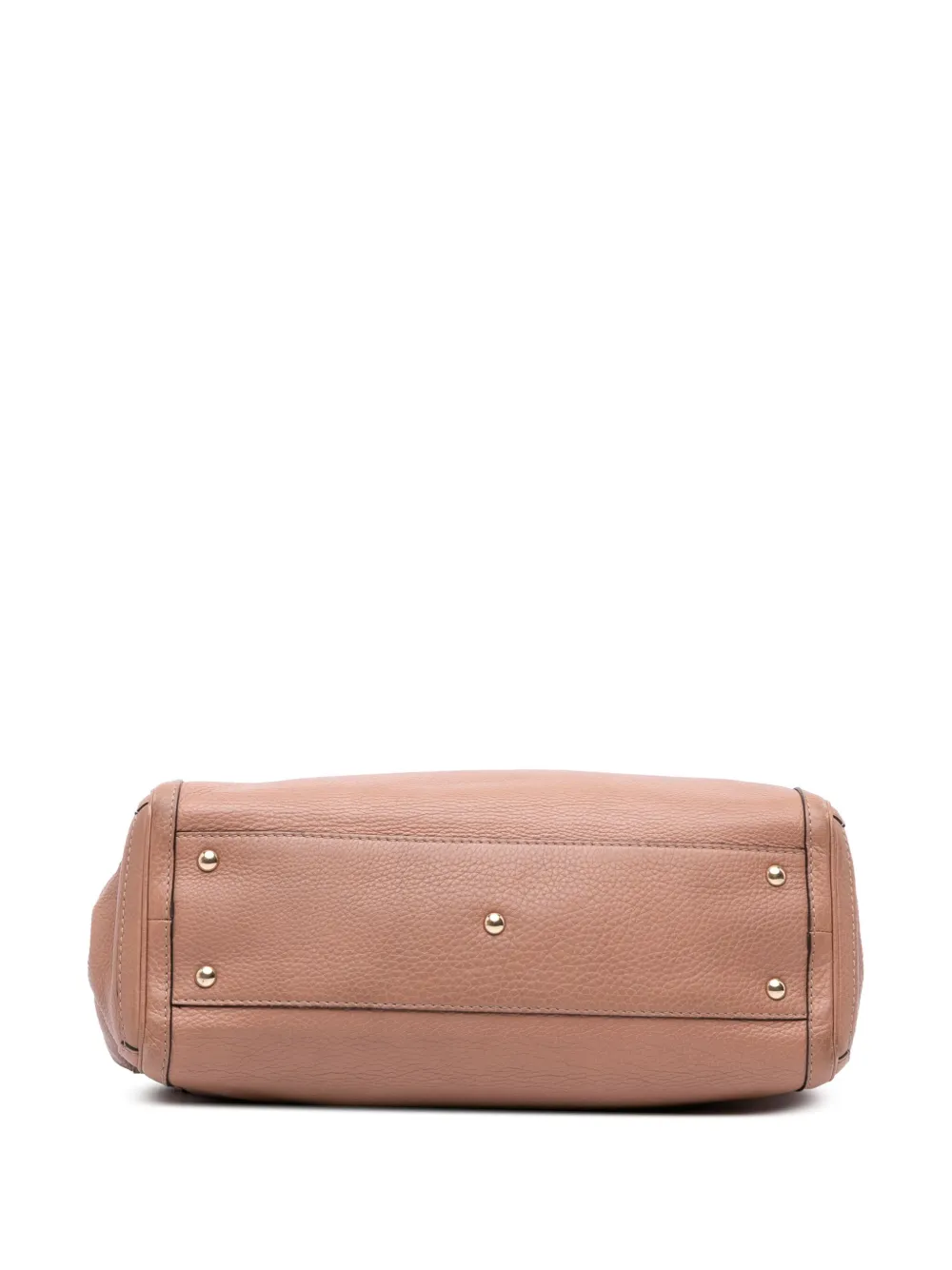 Pre-owned Gucci 2016-2025 Medium Leather Bella Tote Bag In Pink