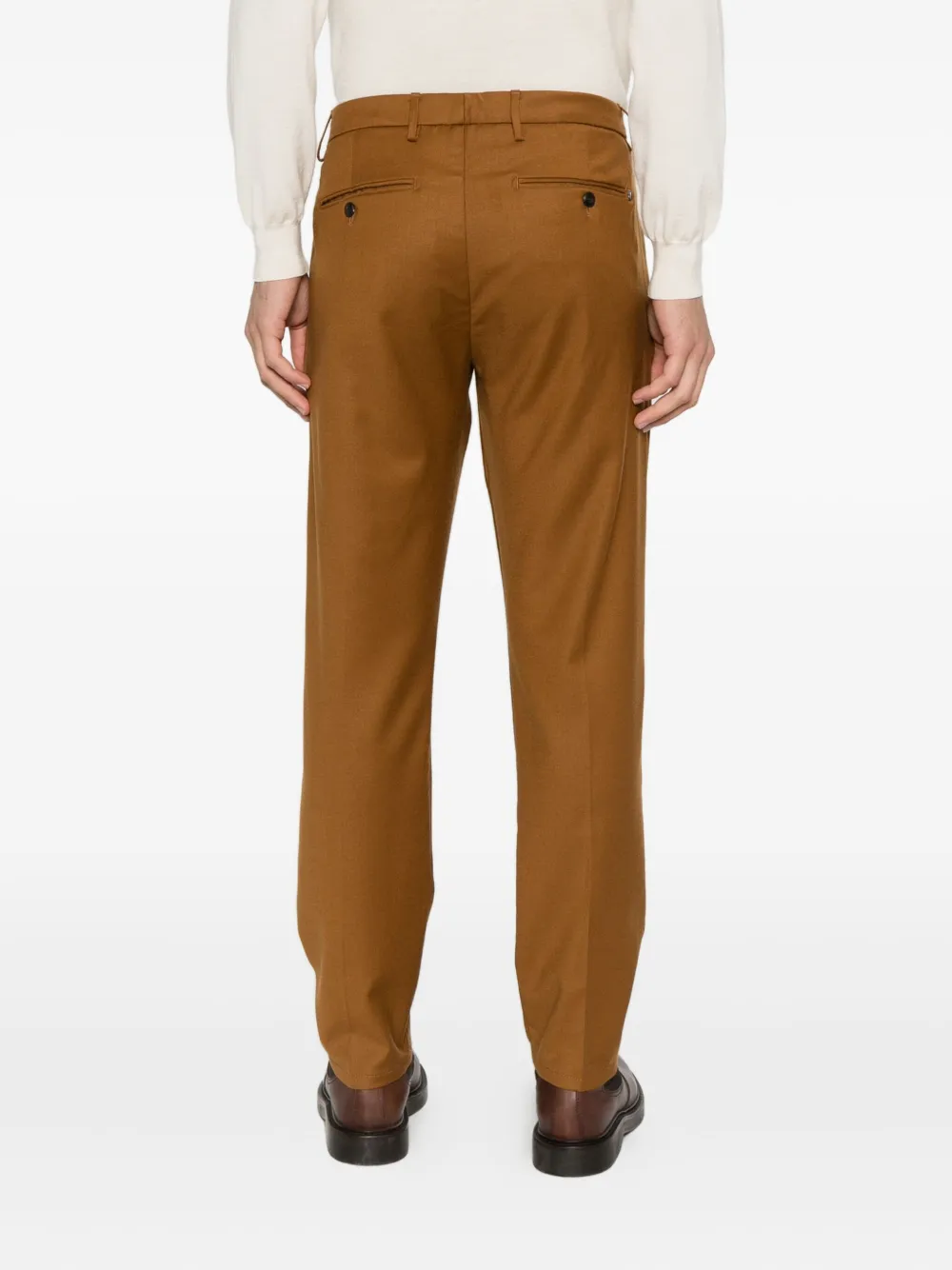 Dondup Ralp Pleated Trousers In Brown