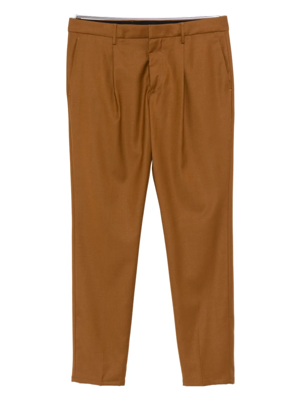 Dondup Ralp Pleated Trousers In Brown