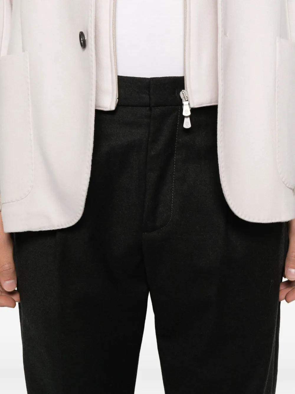 Dondup Ralp Trousers In Gray