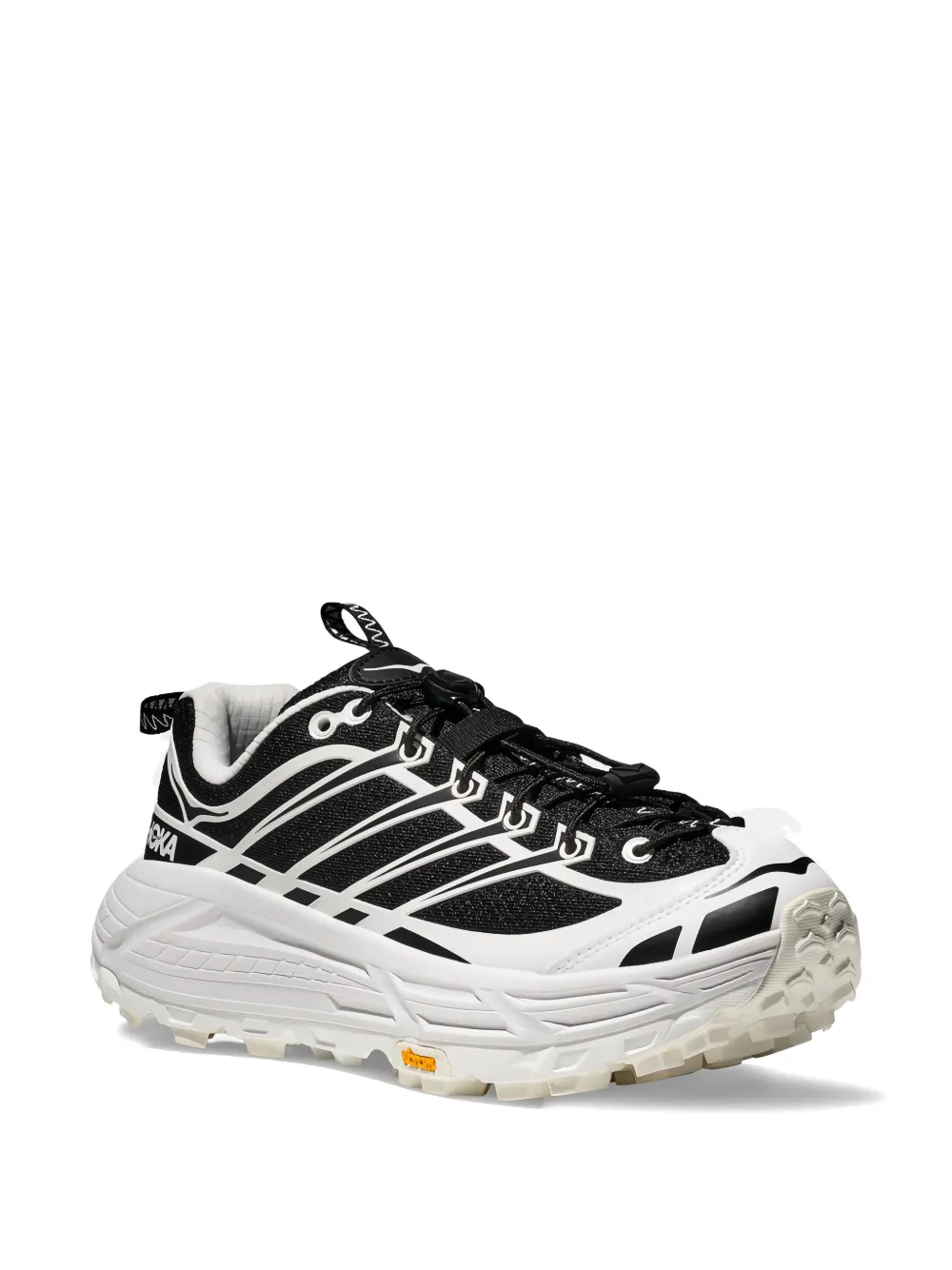 HOKA Mafate Three2 "Frost Black" sneakers Zwart