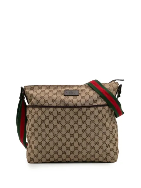 Gucci Pre-Owned 2016-2025 GG Canvas Web crossbody bag
