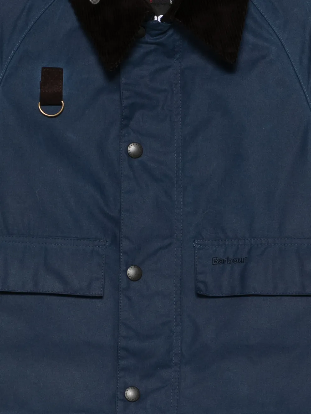  Barbour International Corduroy-collar Jacket - Blue 