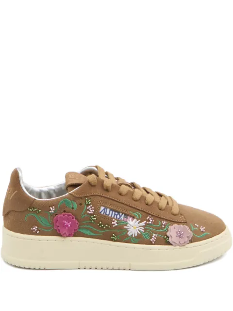 Autry floral-embroidered Dallas sneakers