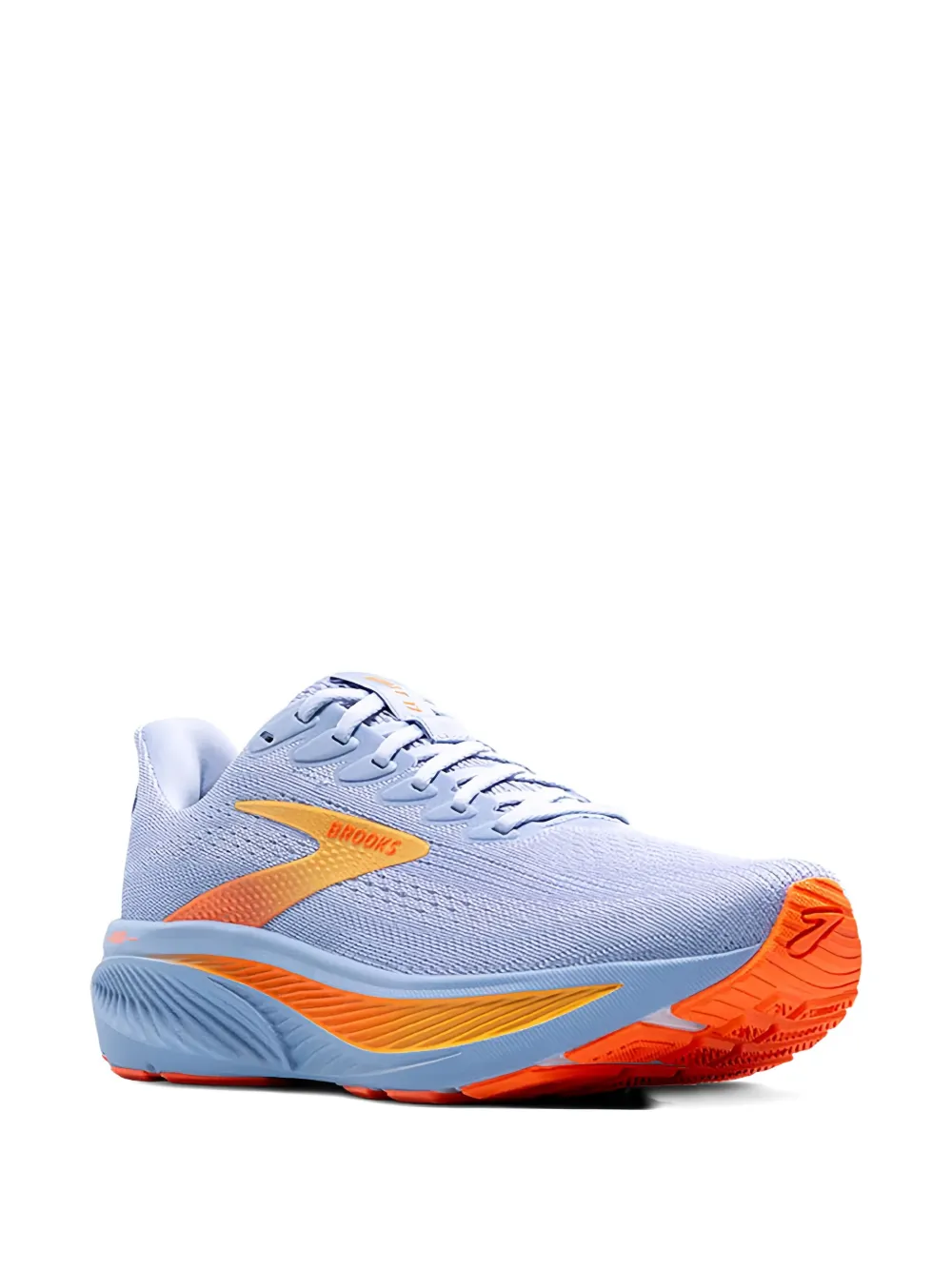 BROOKS Ghost 17 Light Blue/Orange sneakers - Blauw