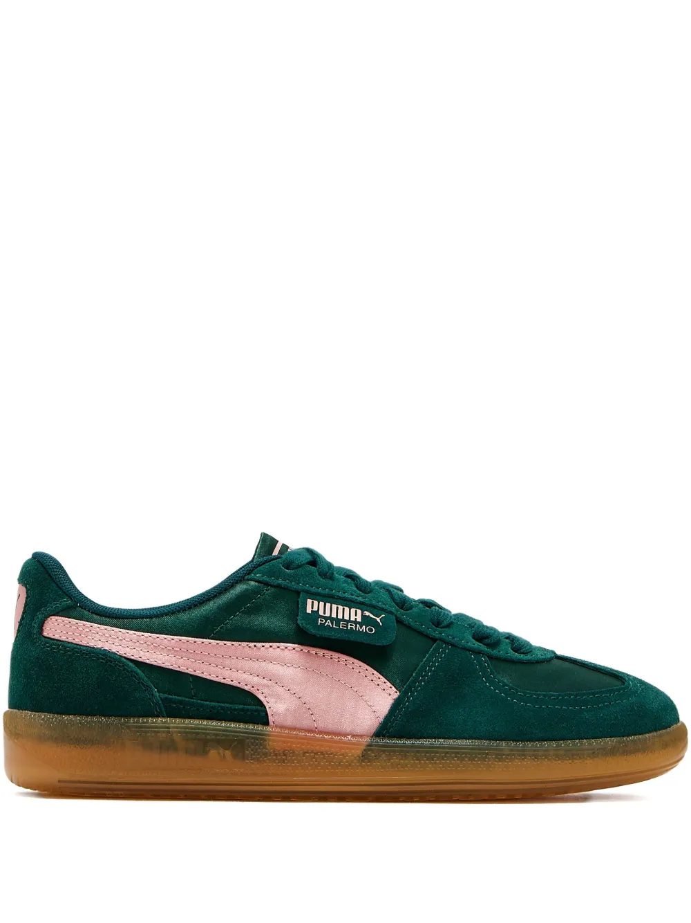 PUMA Palermo Satin "Green/Pink" sneakers | Green | Image 1